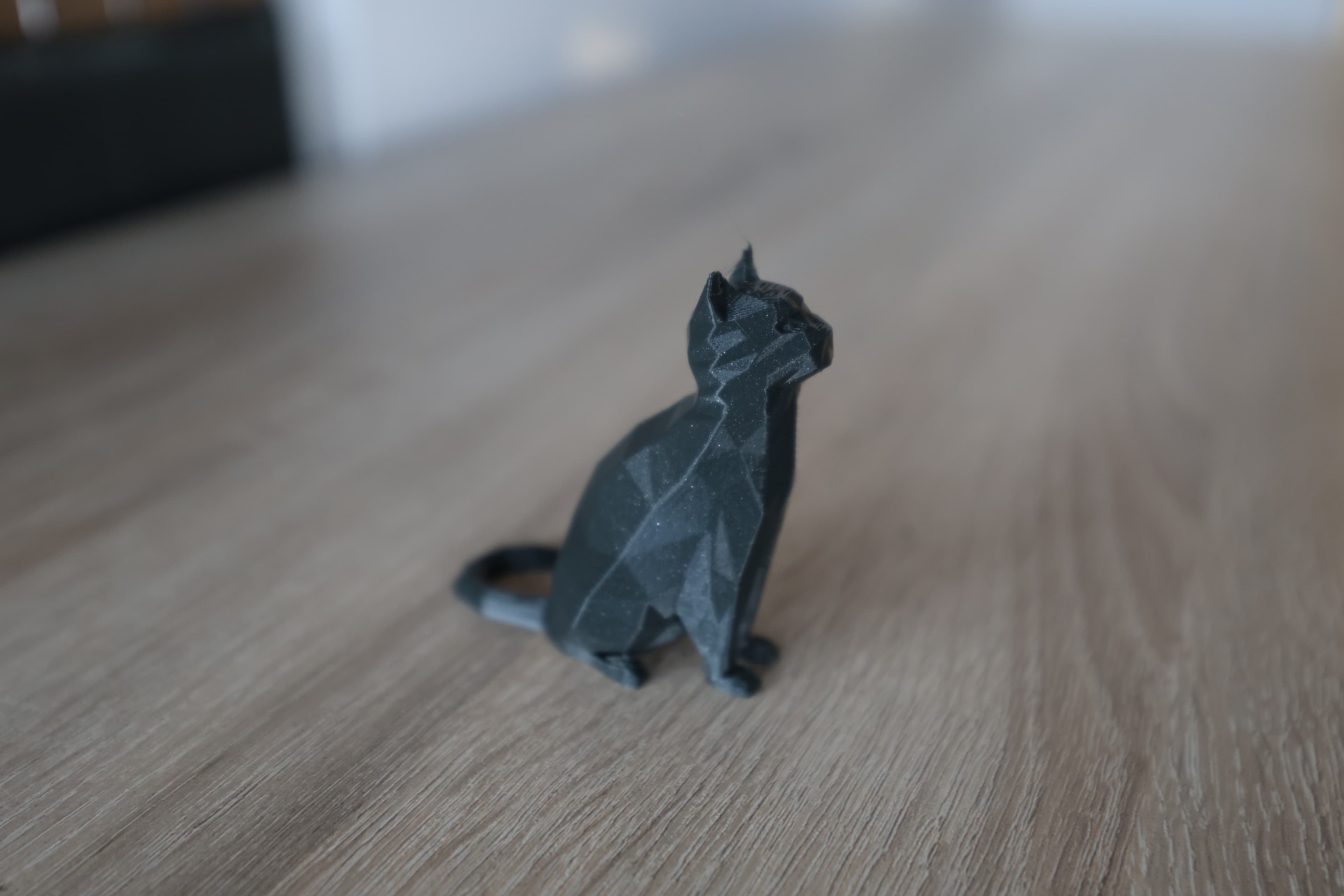 Low-poly kočka