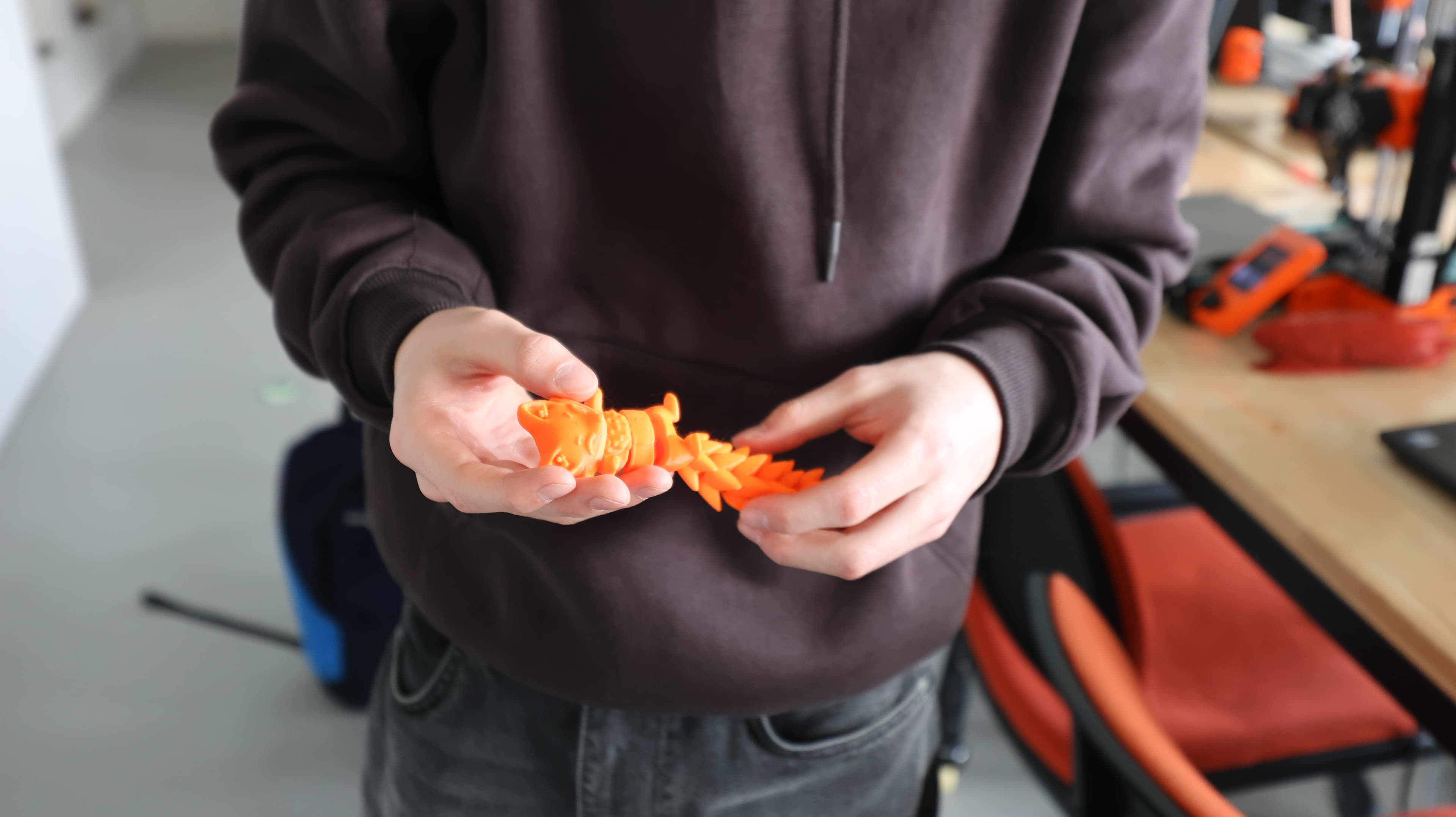 Liška z 3D tiskárny