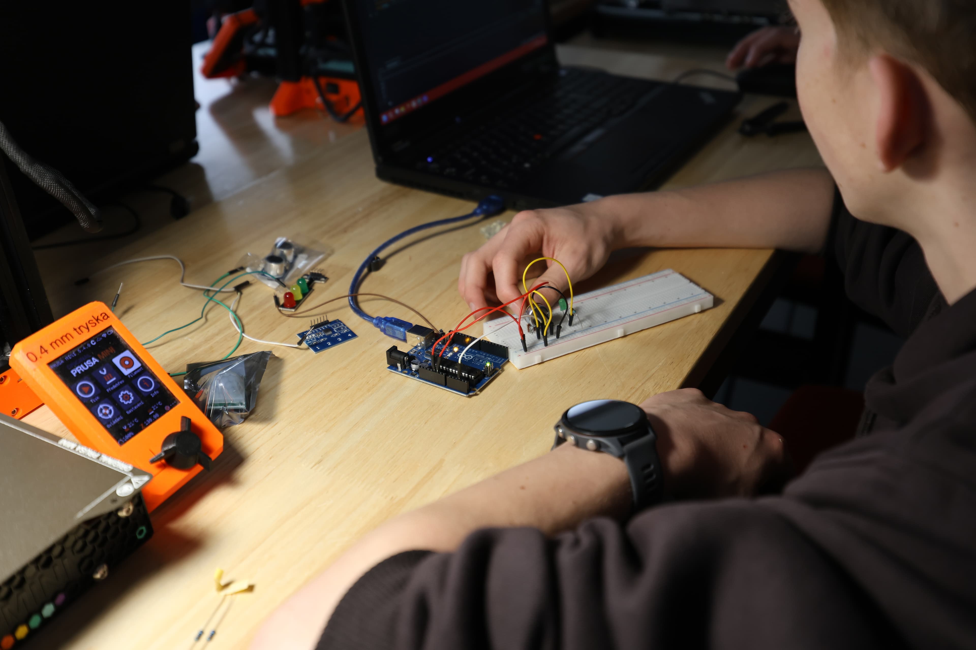 Práce s Arduino breadboardem